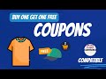 Buy One, Get One Free Coupon Code Plugin WordPress
