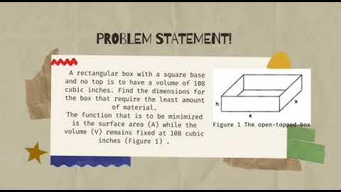 MAT183 ASSESSMENT 3 (VIDEO PRESENTATION) : APPLICATION OF DIFFERENTIATION