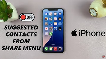 How To Remove / Disable Suggested Contacts From share Menu On iPhone