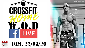 CrossFit Home WOD Facebook LIVE - 22/03/20 #wodonavirus #mykicks #crossfitsoignies #opt2cf