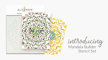 Create Gorgeous Multi-Layered Geometric Patterns with Mandala Builder Stencils