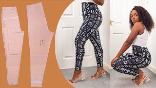 How to Sew the PERFECT High Waist Leggings For Beginners | Kim Dave