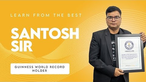 Dr. Santosh Kumar - an introduction!