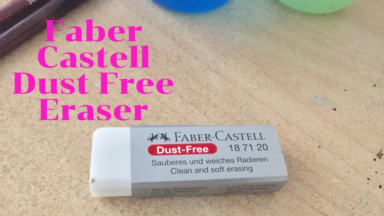 Dust-free eraser, white