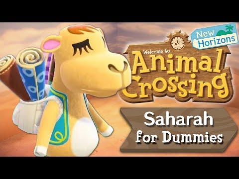 Vídeo: Animal Crossing Saharah: Departure Time, Tickets, And Mysterious Paper, Mysterious Flooring And Rugs Lists In New Horizons