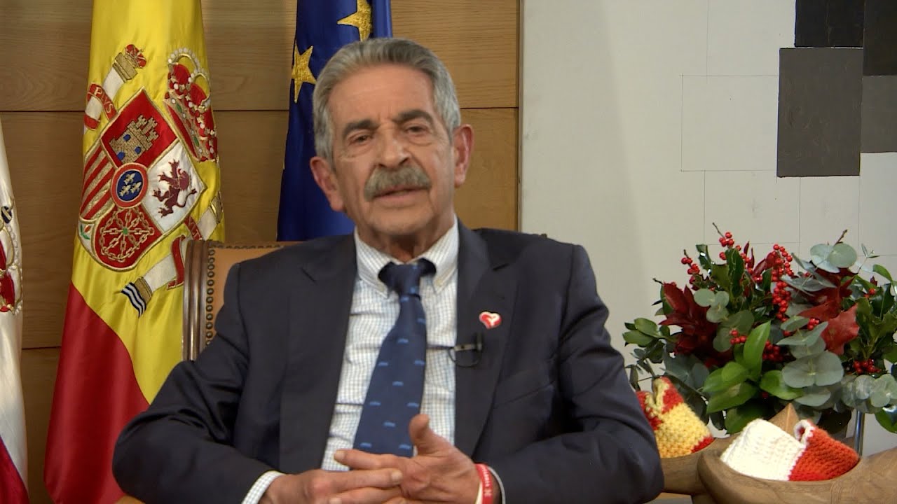 Revilla asegura en su mensaje de Navidad que Cantabria avanza "por el buen camino"