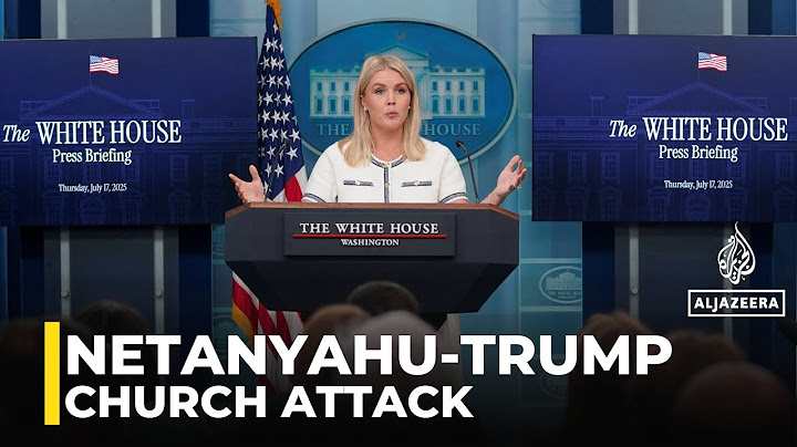 Trump called Netanyahu to address church attack
