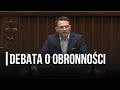 Mentzen na debacie o obronnoci