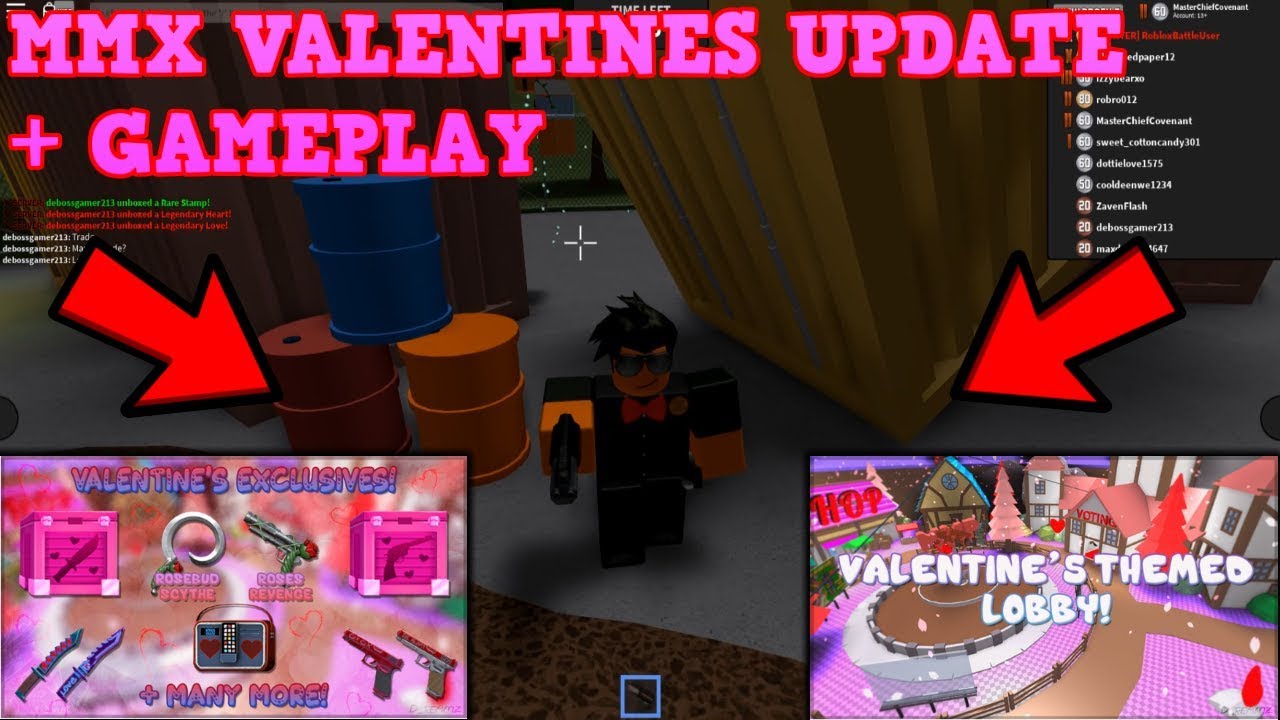 Mmx Valentines Update Gameplay Roblox Murder Mystery X Youtube - welcome back roblox murder mystery x sandbox gameplay youtube