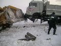 Мастерство и безбашенность водителей тяжелой техники на севере России #3 great roads North of Russia