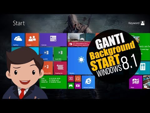 2 Cara ganti Background Start sesuai Dekstop di Windows 8.1