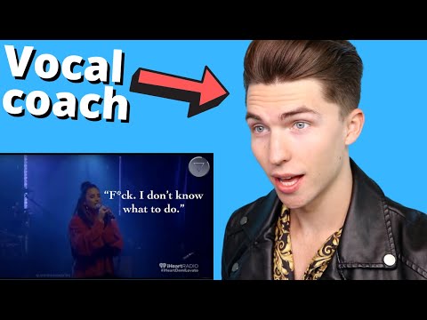 VOCAL COACH Reacts to Famous Singers Accidentally Proving They're Singing Live