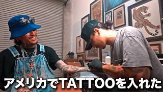 アメリカ旅】山田レンのスタジオでTATTOOを入れてきた - YouTube
