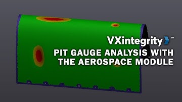 How to use a pit gauge in the Aerospace module of VXintegrity