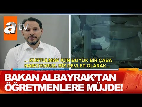 Bakan Albayrak'tan öğretmenlere müjde! - Atv Haber 1 Nisan 2020