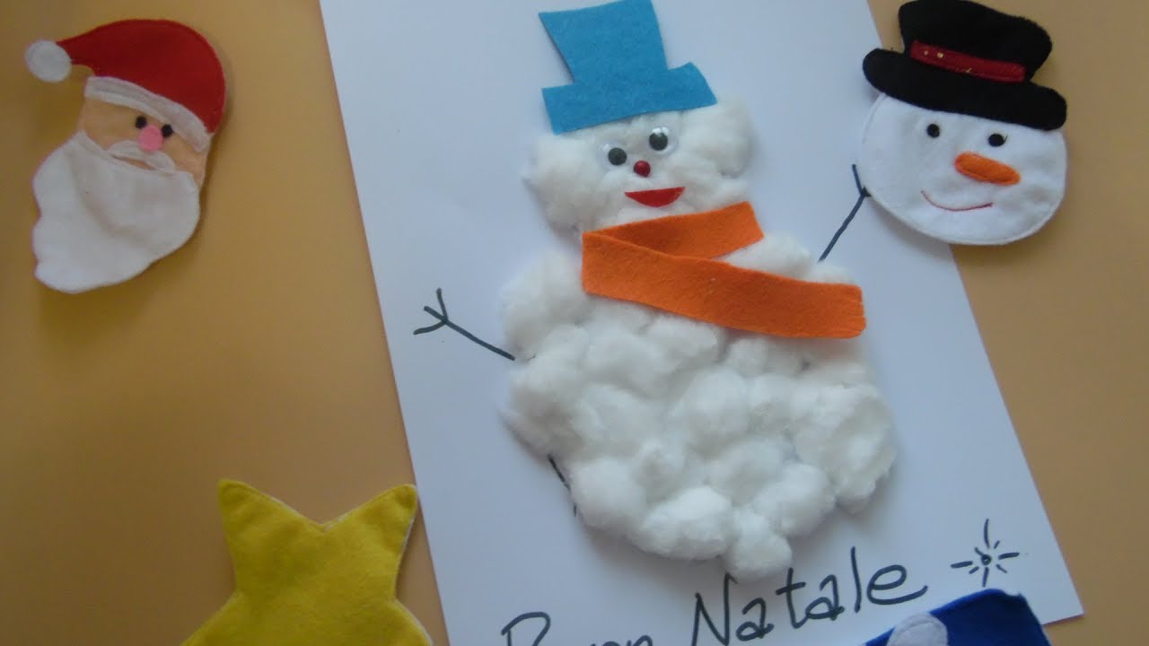 Lavoretto di Natale per la scuola materna - YouTube