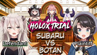 Subaru Bringing Botan To HoloX Court For The Crime Of Being Too Cute Offstream [SubaBota/HoloX]