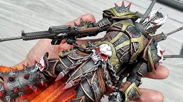 How to custom paint: Medieval Spawn x Punisher. Mcfarlane toys. Action figure. toy custom.