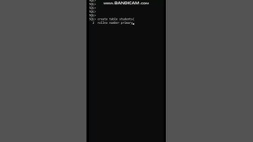Create Table in SQL | CREATE statement in Sql #oracledatabase #oracle sql
