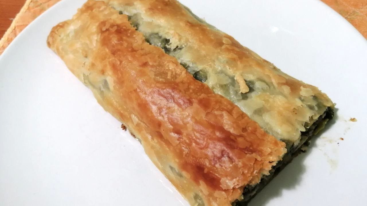 PASTA SFOGLIA CON SALSICCIA  E BIETOLE