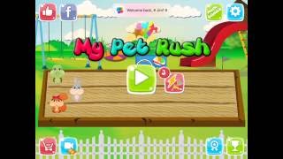 My Pet Rush: Cute Cartoon Baby Animals Sprint Competition screenshot 1