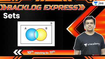 JEE: Sets | Backlog Express | Unacademy JEE | Maths | Sameer Chincholikar
