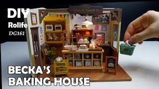 DIY Miniature Dollhouse Kit/ BECKA'S BAKING HOUSE / 베카의 베이킹 하우스 / DG161miniature minirose 미니어처 미니로즈