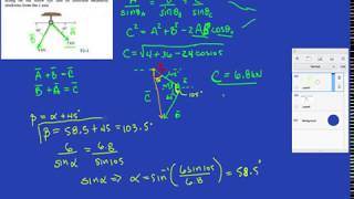 Problem F2-1 Statics Hibbeler 12th (Chapter 2)