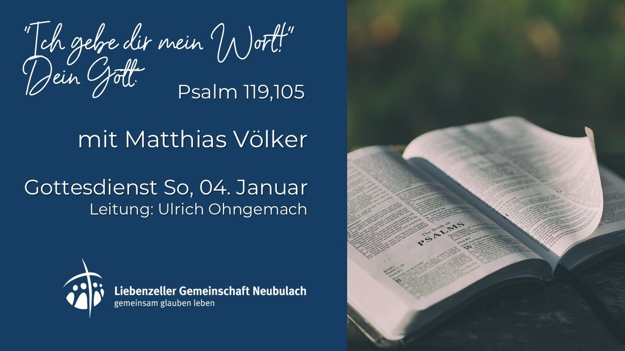 04.01.2026 - Livestream Gottesdienst - LGV Neubulach