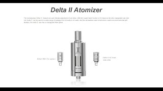 Joytech Delta2 Subtank Vape Standard Coil Rebuild How To