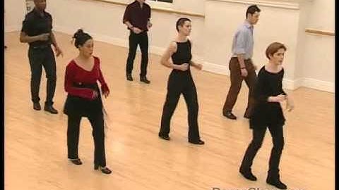 Salsa Basic Turn Step practised to music 21/22