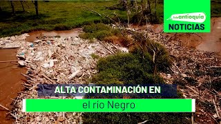 Alta contaminación en el río Negro - Teleantioquia Noticias