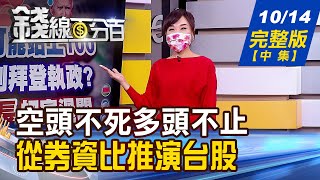 【錢線百分百】20211014完整版(中集)《空頭不死多頭不止 從券資比推演台股! 台股何時進入落底區 時機.訊號解析!》│非凡財經新聞│