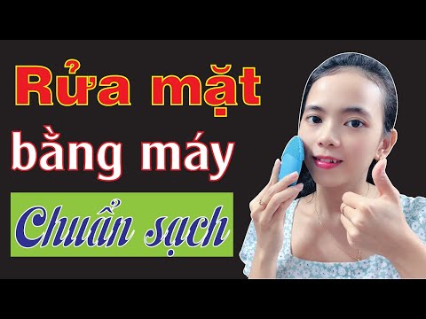 CÁCH RỬA MẶT BẰNG MÁY RỬA MẶT CHUẨN SẠCH ĐẸP BỀN ( có làm thực tế)