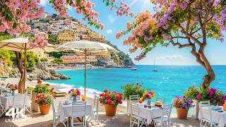 Romantic Italian Music at a Beachside Cafe ~ Sweet Bossa Nova Jazz & Wave Sounds for Stress Relief