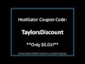 Hostgator Coupon Code 1 Cent! - 2013 - Hostgator Promo Code! Best Coupon Code!