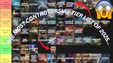 THE MOST CONTROVERSIAL ZOMBIES TIER LIST OF 2025....