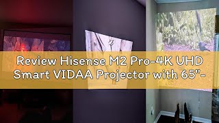 Review Hisense M2 Pro-4K UHD Smart VIDAA Projector with 65"-200" Projection Size, Triple Colour Lase
