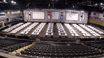 Timelapse of the ICPC 2017 Contest Floor