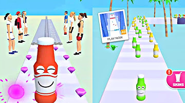 Juice run game pro Levels New Update Gameplay Walkthrough (ios, Android) Part 8 | Level 62 - 63