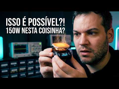 Adeus Soprador de Ar Quente! A Mesa de Reflow de 150W que Cabe no Bolso (FNIRSI HT-P1)