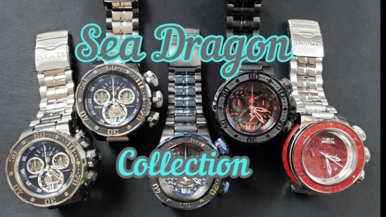 INVICTA SEA DRAGONS - MY HOARD - YouTube