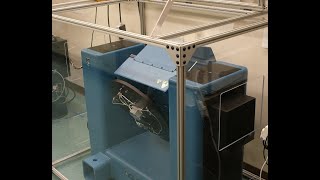 Inertial calibration experiment in progress