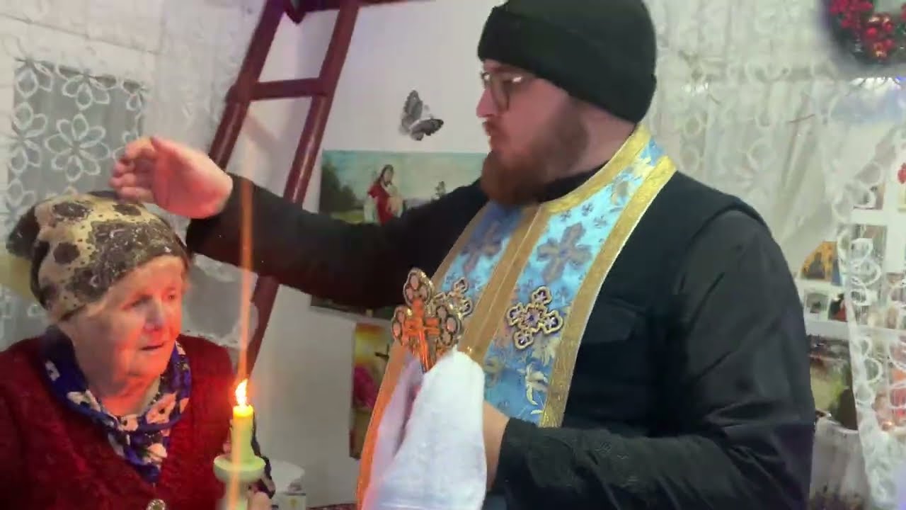 Preotul vine de Bobotează la Iezer -(Dorohoi)❤️05-01-2026🍷😀✌️