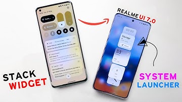 How to Install Stack Widgets in Realme Phones | Realme Ui 7.0 System Launcher for GT 6T,P1 Pro,13Pro