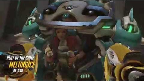 Overwatch - D.va quintuple kill at Numbani