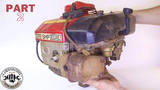 Flooded and Seized Honda Lawnmower Engine Restoration Part 2