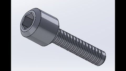 How to design Allen bolts in SOLIDWORKS