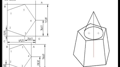 Isometric projection Problem No 13 Isometric projection Computer Aided engineering drawing BCEDK103