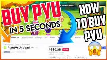 how to buy pvu | how to buy pvu in plant vs undead | how to buy pvu token | lants vs undead | 2021